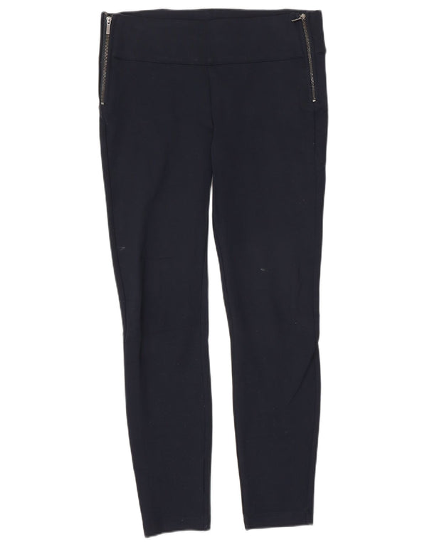 Zara Womens Trafaluc Legging Calça Casual Médio W28 L26 Azul Marinho