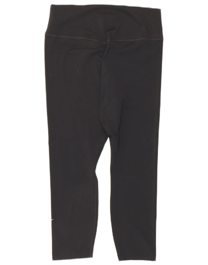 Leggings Nike Dri Fit Capri UK 12 Médio Preto Poliéster