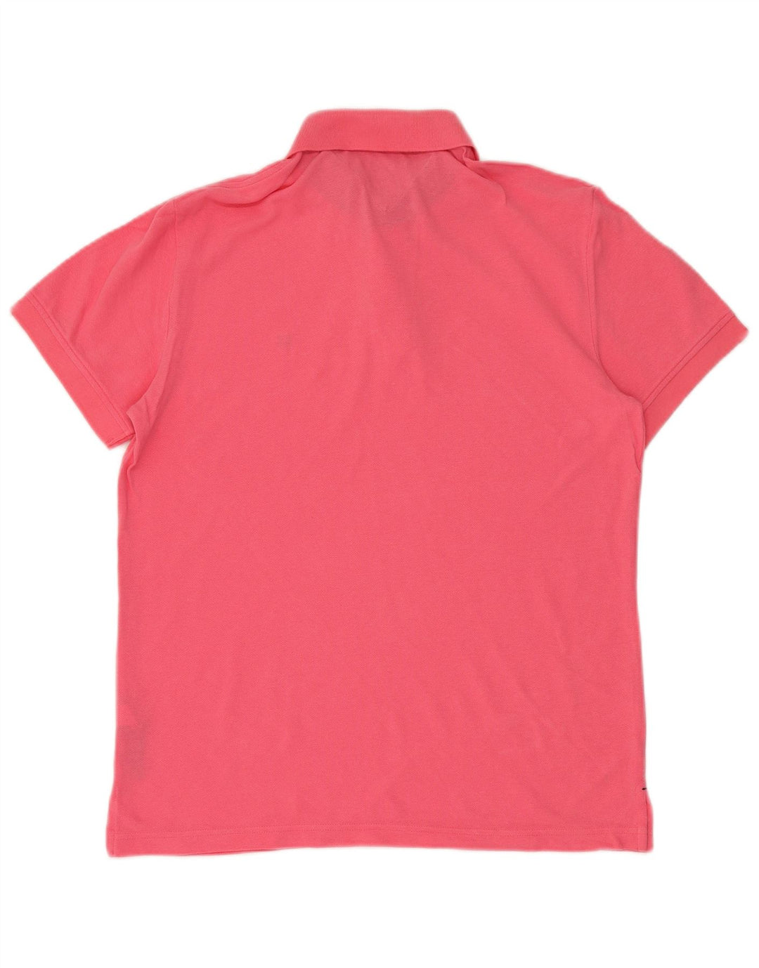 Camisa polo masculina TOMMY HILFIGER Custom Fit algodão rosa médio
