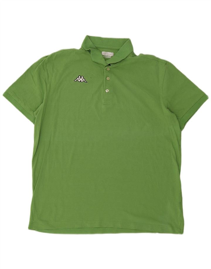Camisa polo masculina Kappa 3XL algodão verde