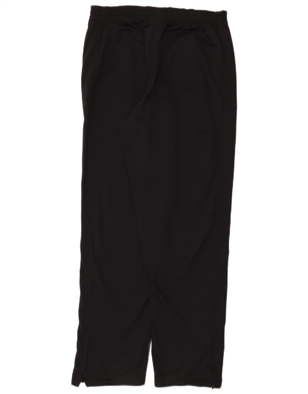 Calça de treino masculina Adidas UK 42/44 grande poliéster preto