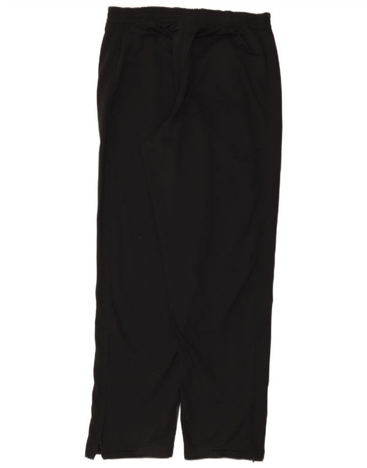 Calça de treino masculina Adidas UK 42/44 grande poliéster preto