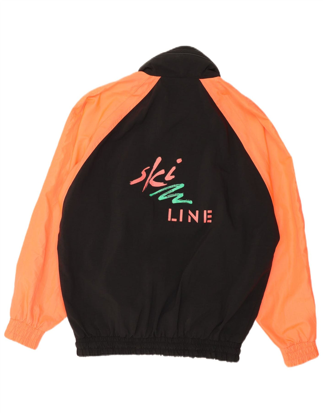 Jaqueta corta-vento masculina COSMOS Loose Fit Graphic UK 36 pequena preta