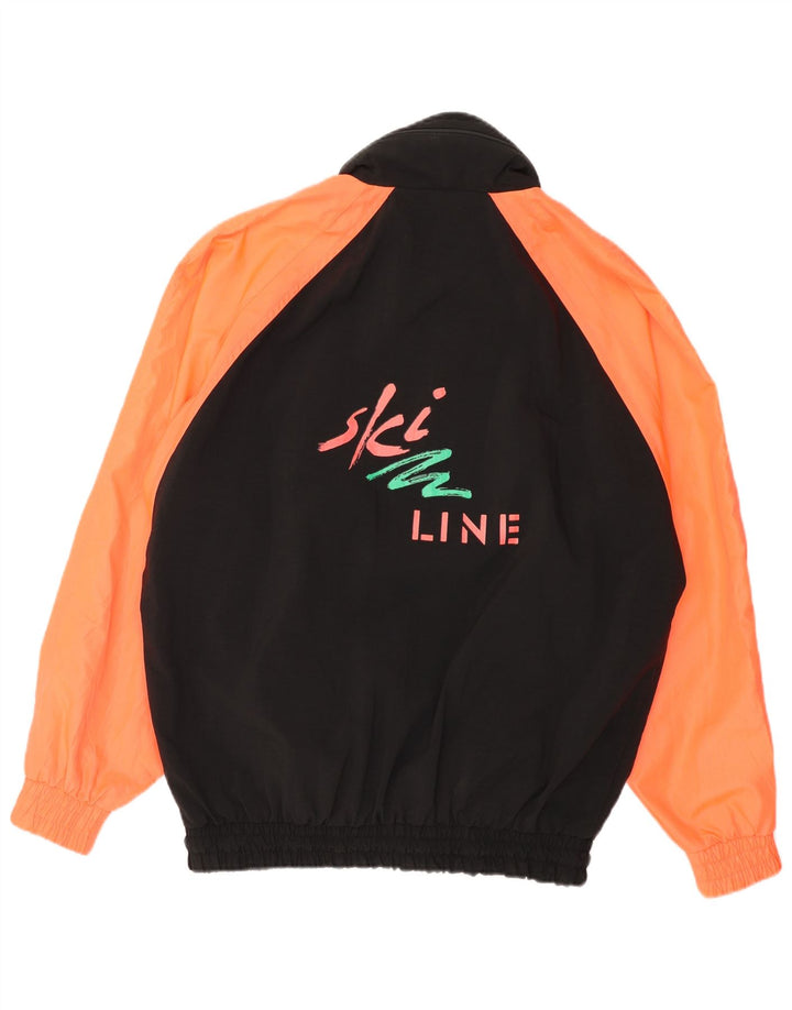 Jaqueta corta-vento masculina COSMOS Loose Fit Graphic UK 36 pequena preta