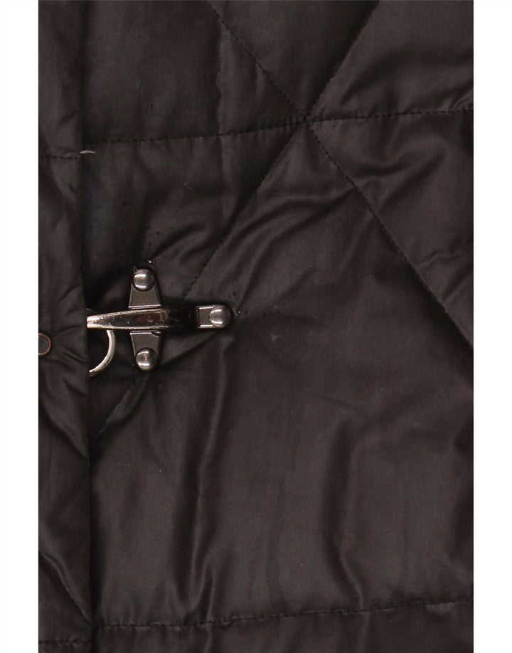 Casaco acolchoado feminino Fay UK 16 grande poliéster preto