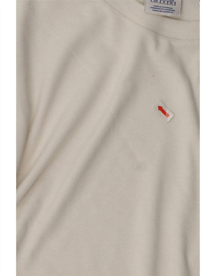 Camiseta masculina Champion grande algodão branco