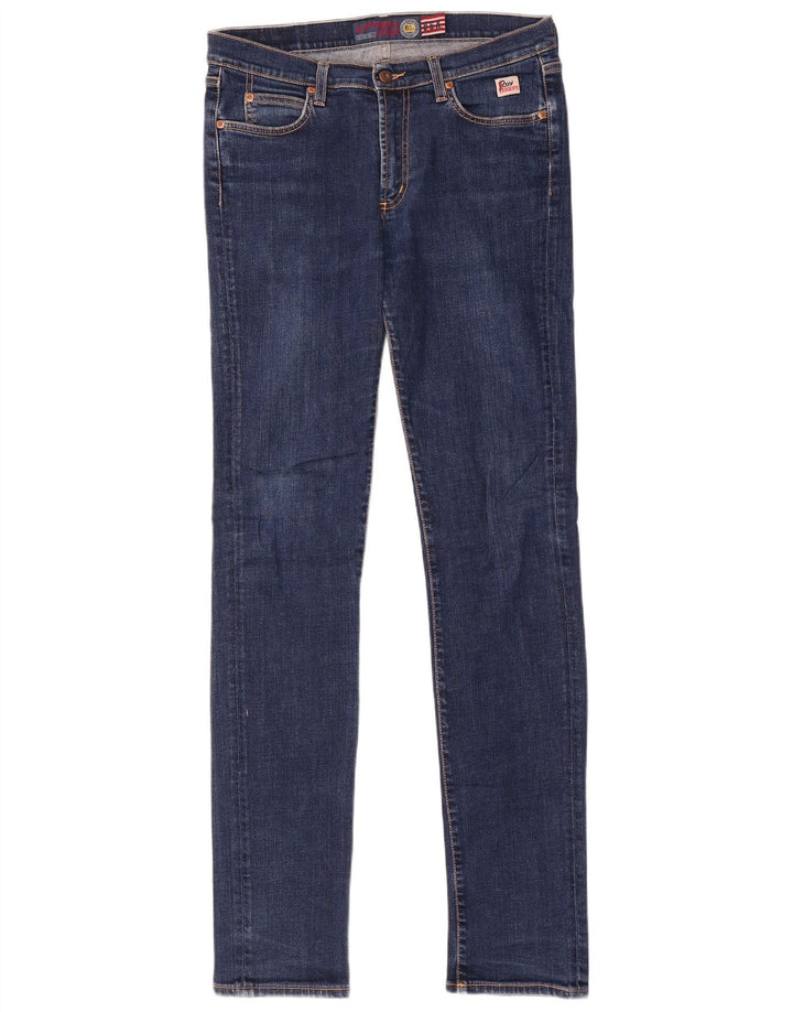 Roy Rogers Mens Jeans Slim W32 L36 Azul Algodão
