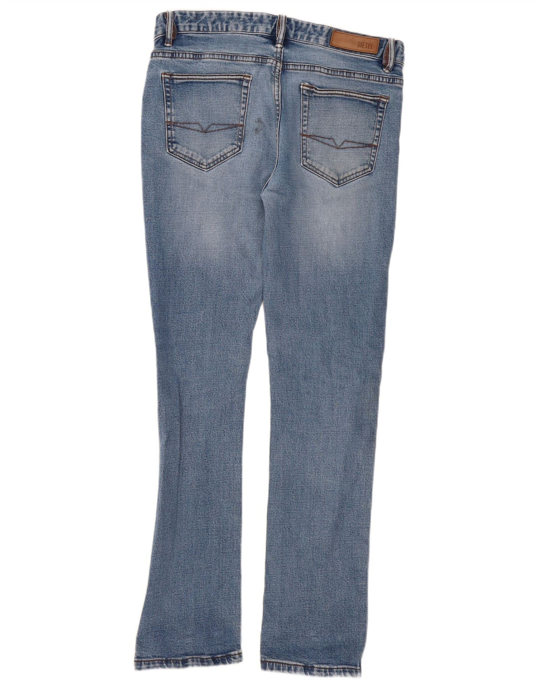 Jeans retos masculinos Diesel W32 L32 algodão azul