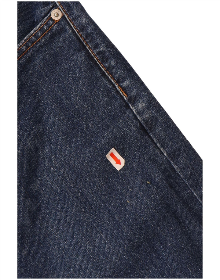 LEVI'S Masculino 514 Straight Jeans W36 L29 Azul Algodão