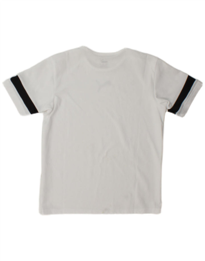 Camiseta Puma Menino 13-14 Anos Branco Colorblock