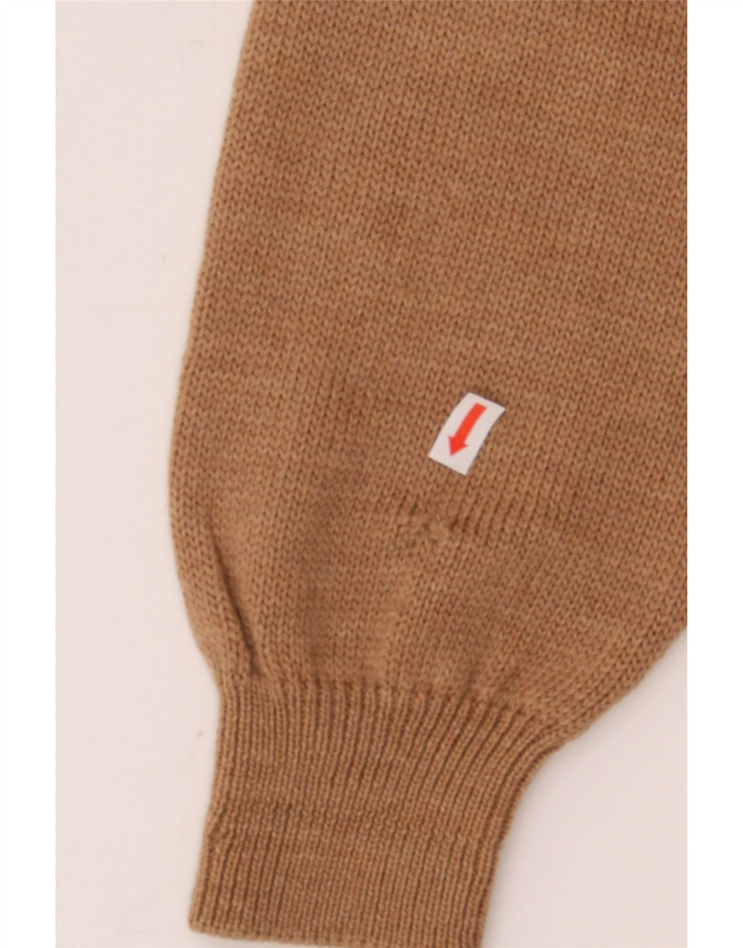 TRUSSARDI Mens Crew Neck Jumper Sweater XL Brown Virgin Wool Vintage Trussardi and Second-Hand Trussardi from Messina Hembry 