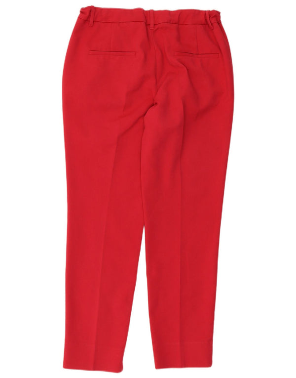 Zara Calça Chino Feminina Slim Grande W30 L27 Algodão Rosa