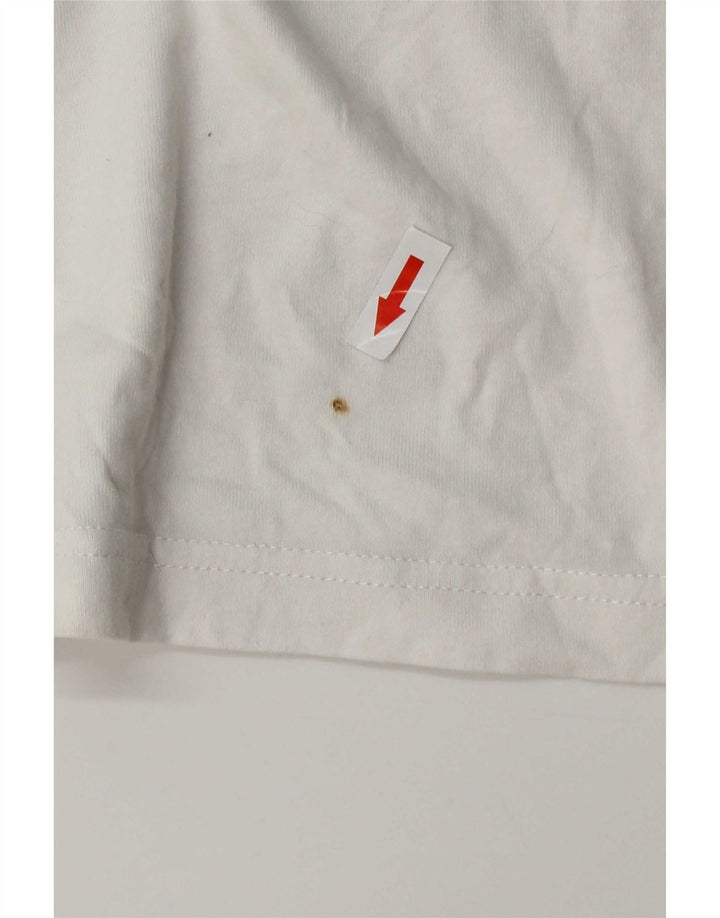 Campeão Mens Stranger Things Graphic Camiseta Top Médio Branco