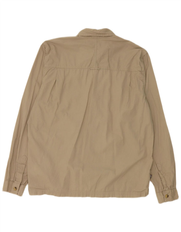 Camisa masculina Mountain Warehouse XL algodão bege