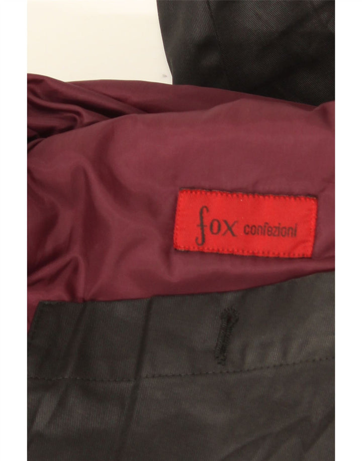 Casaco corta-vento masculino vintage UK 42 XL preto