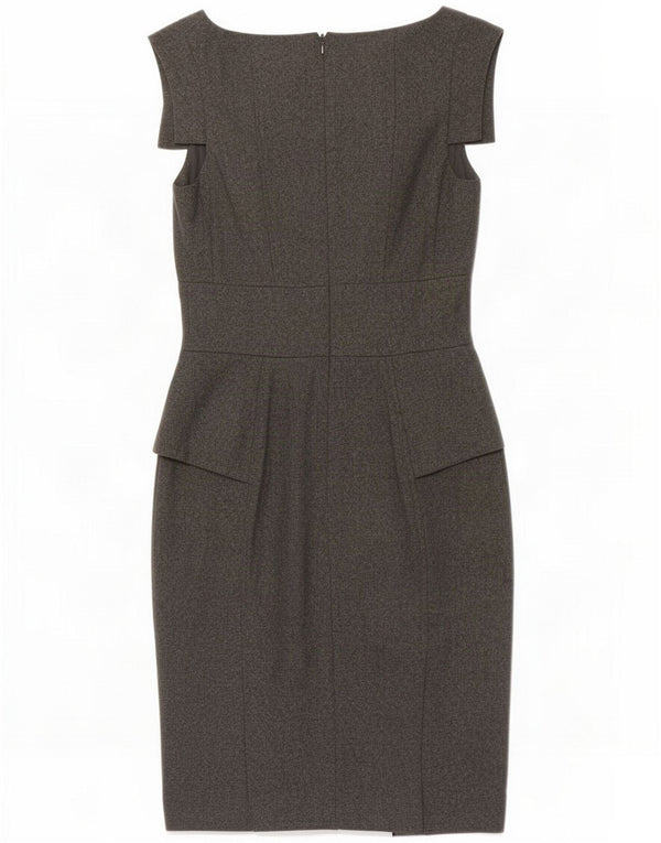 Vestido bainha feminino com conexão francesa Reino Unido 8 Viscose cinza pequena