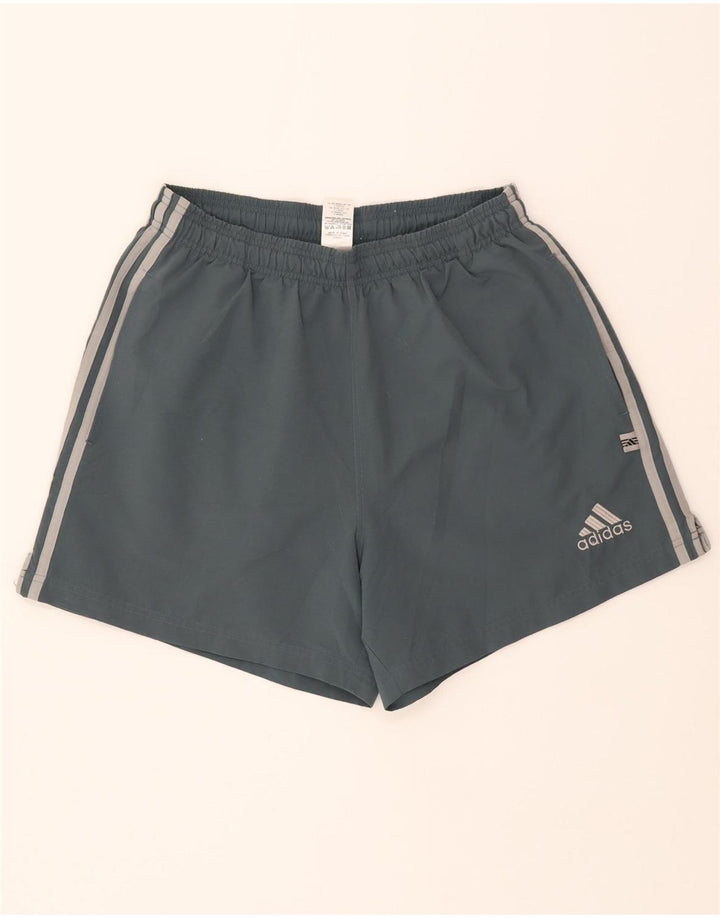 Adidas Mens Sport Shorts Poliéster Verde Médio