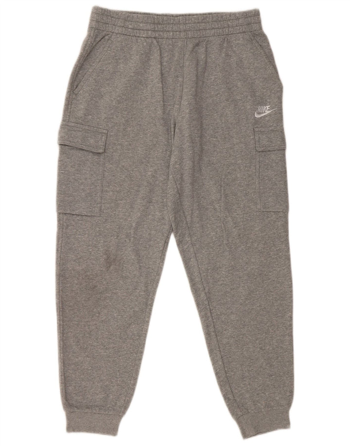 NIKE Meninos Cargo Calças de treino Joggers 13-14 anos XL cinza manchado