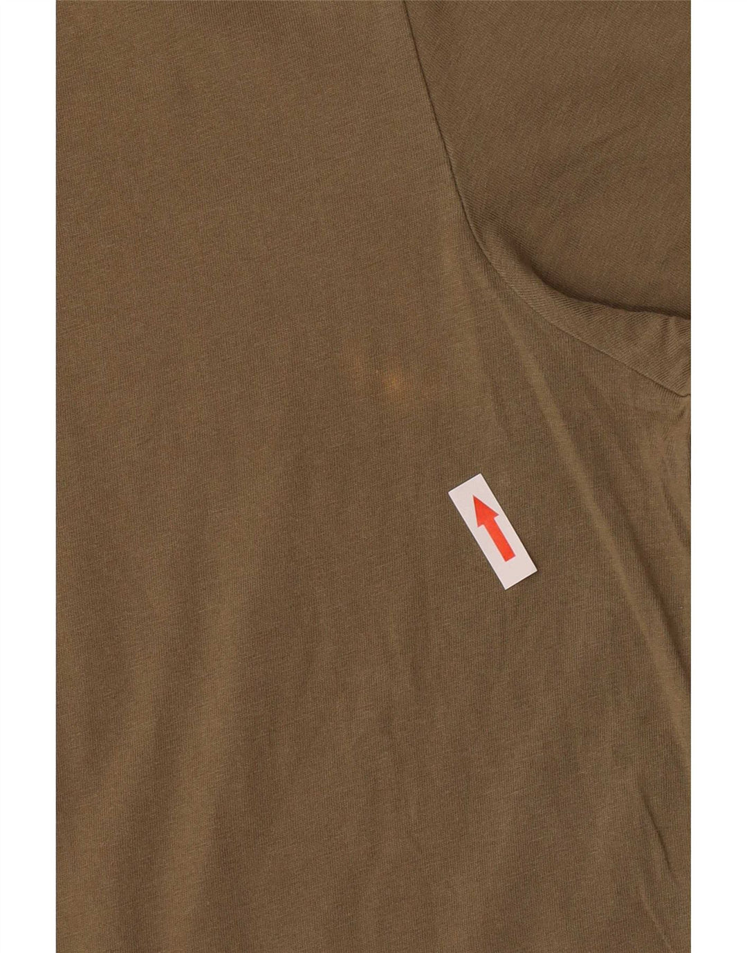 Camiseta gráfica masculina Jack & Jones Top grande de algodão cáqui