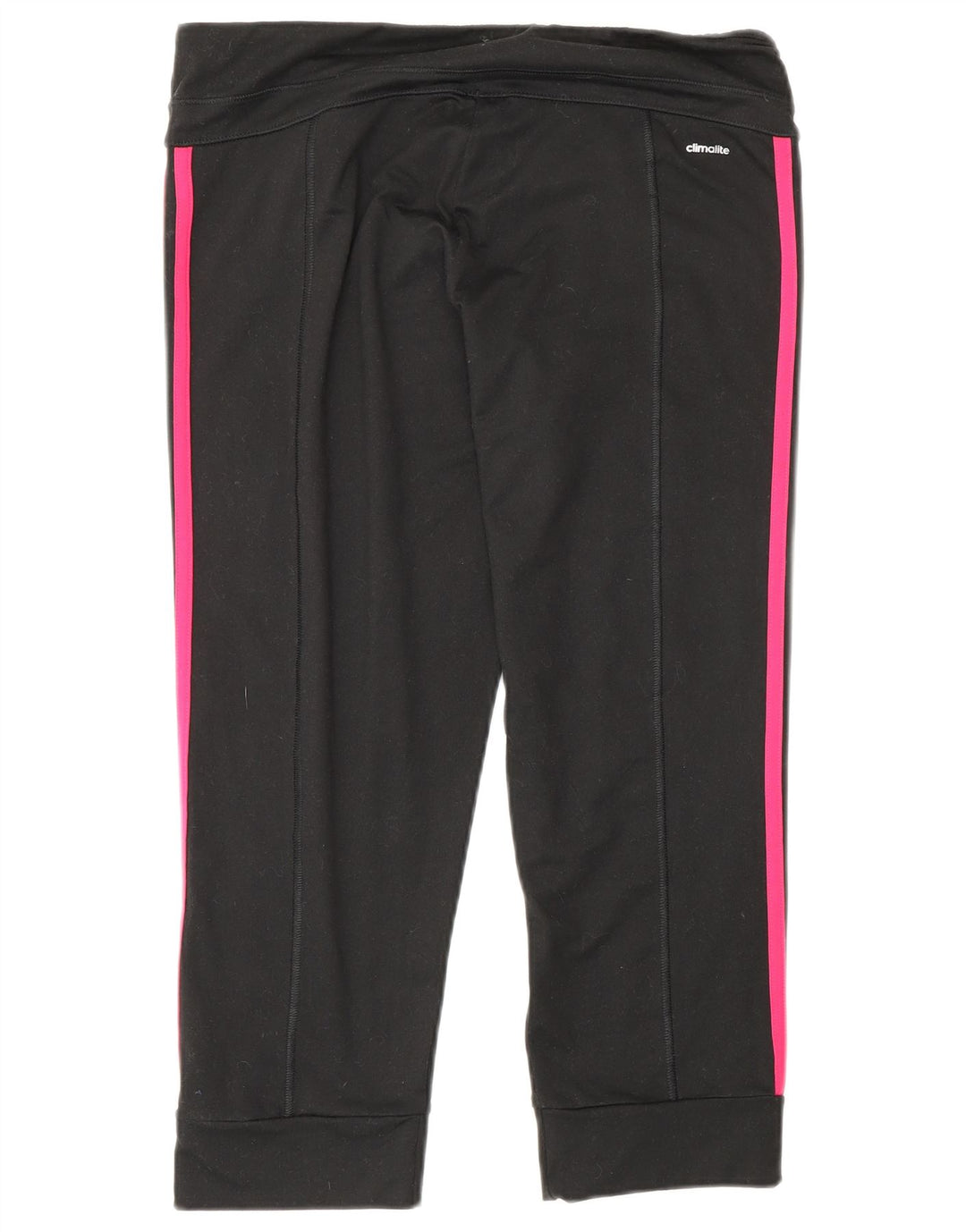 Adidas Womens Climalite Capri Leggings UK 12/14 Médio Preto Poliéster