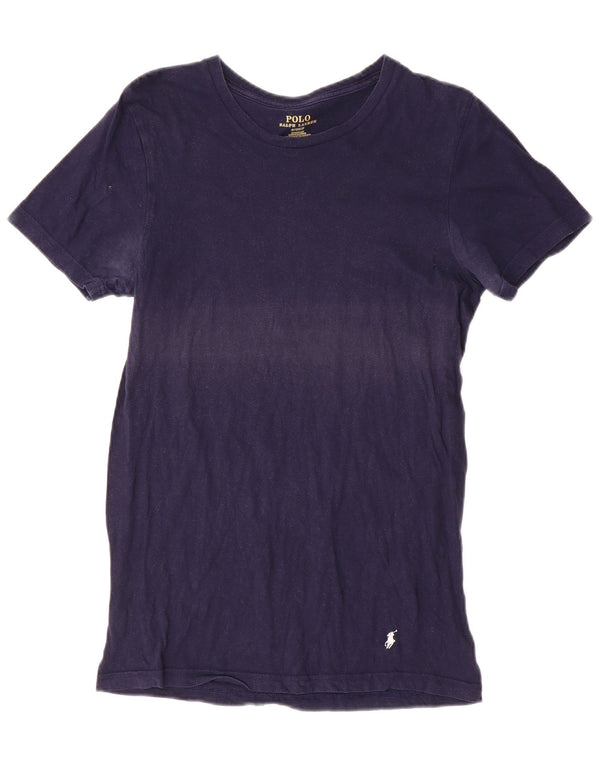 Polo Ralph Lauren Mens Classic Fit Camiseta Top Pequeno Algodão Azul Marinho