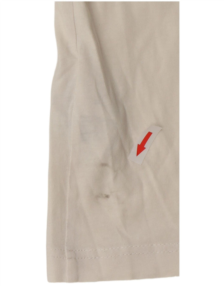 Camiseta gráfica masculina Champion XS algodão branco