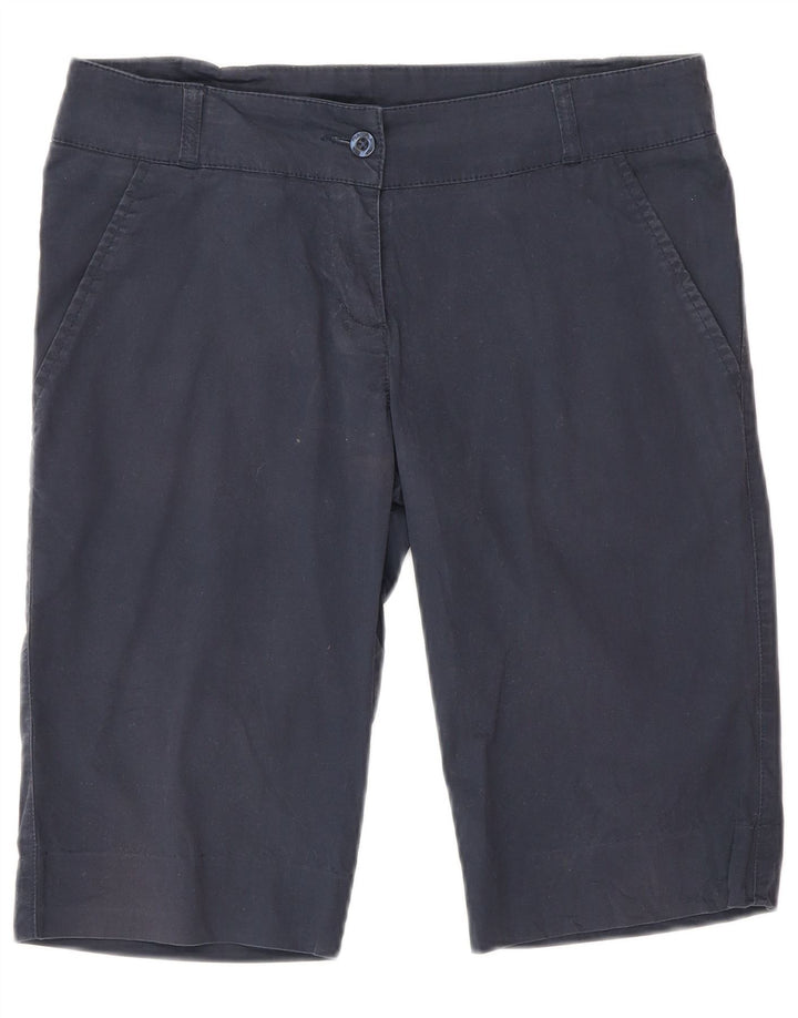 Shorts Chino Feminino Fila IT 42 Médio W30 Azul Marinho Algodão