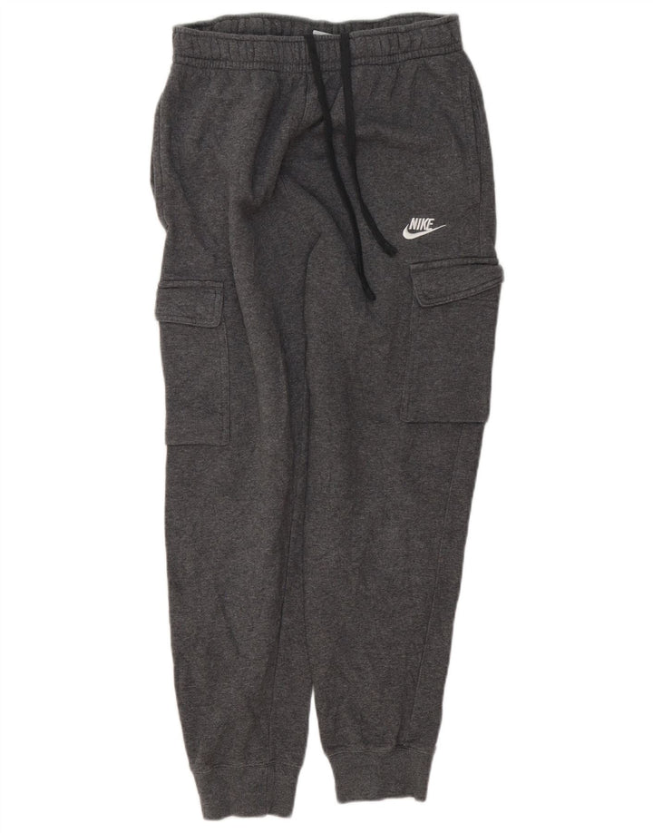 Nike Mens Cargo Calças de treino Joggers Pequeno Algodão Cinza