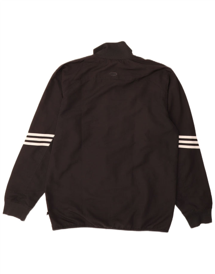 ADIDAS Mens Clima 365 Tracksuit Top Jacket Pequeno Poliéster Preto