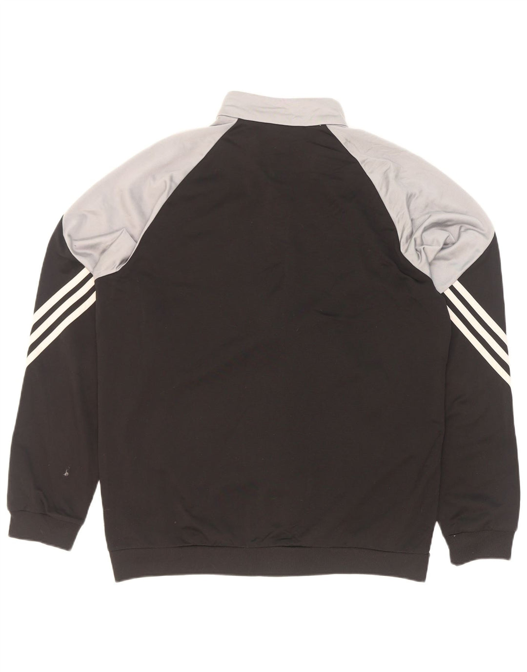 Adidas Mens Treino Top Jaqueta Grande Poliéster Colorblock Preto
