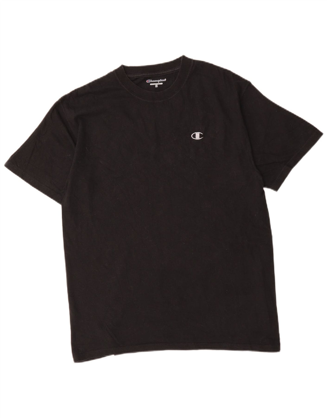 Camiseta masculina Champion de algodão preto médio