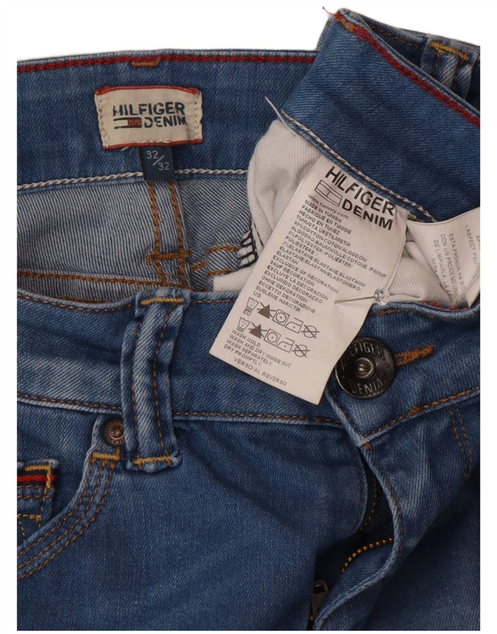 Jeans skinny feminino Tommy Hilfiger W32 L32 azul algodão