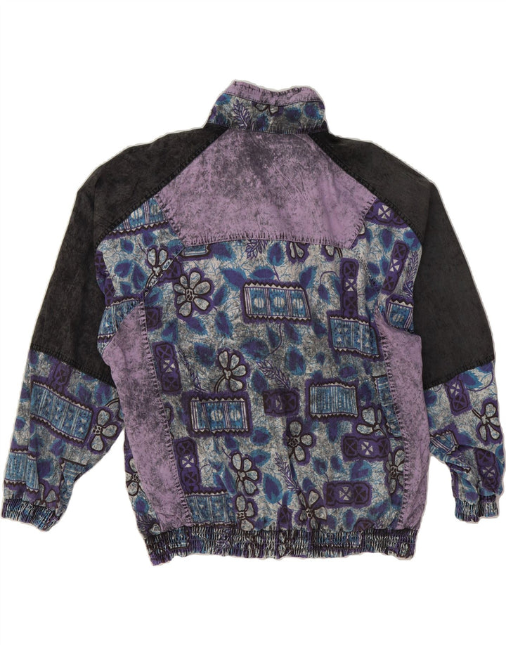 Jaqueta corta-vento masculina RUCANOR UK 40/42 médio floral multicolorido