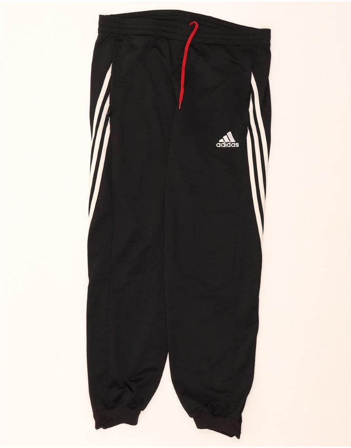 ADIDAS Mens Tracksuit Trousers Joggers Medium  Black Polyester