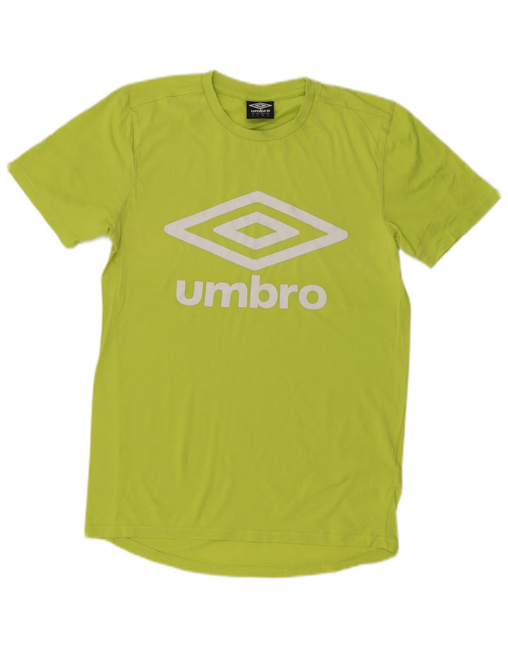 Umbro Camiseta Masculina Gráfica Top Pequeno Algodão Verde