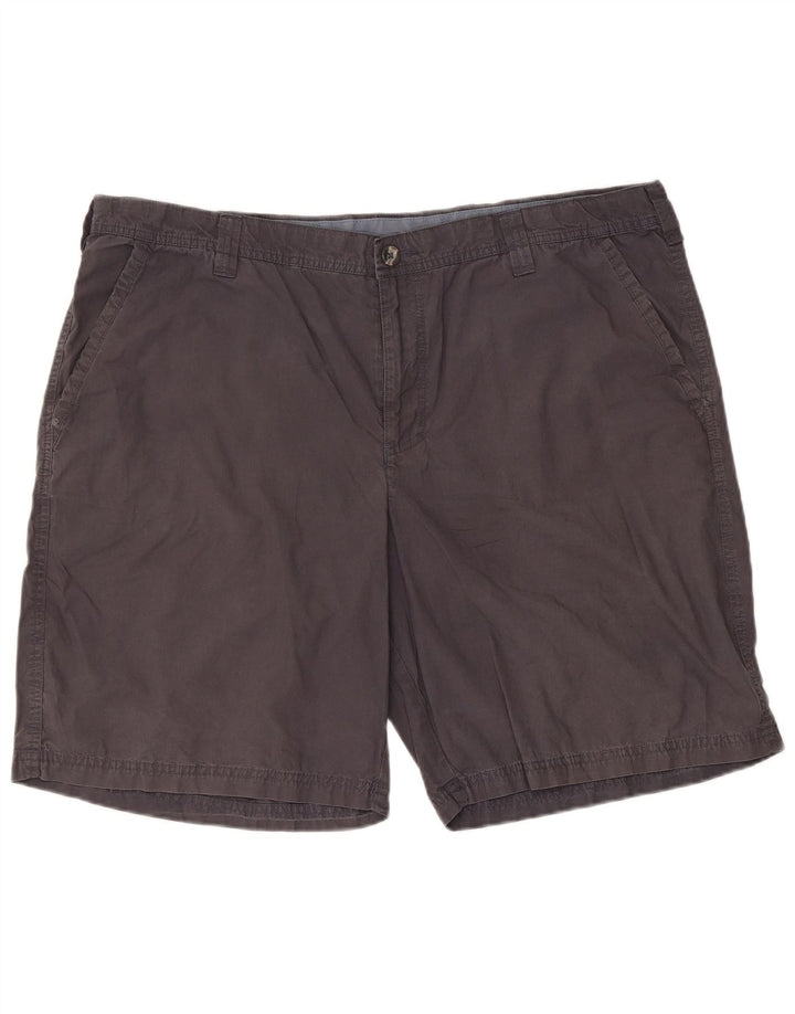 Columbia Mens Chino Shorts W42 2XL Algodão Cinza