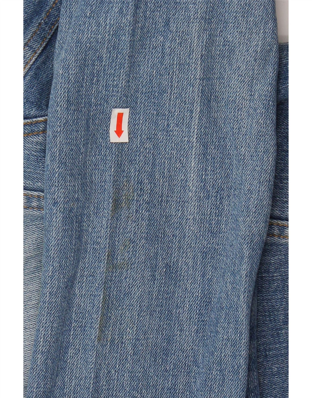 Jaqueta jeans feminina VINTAGE UK 14 grande algodão azul
