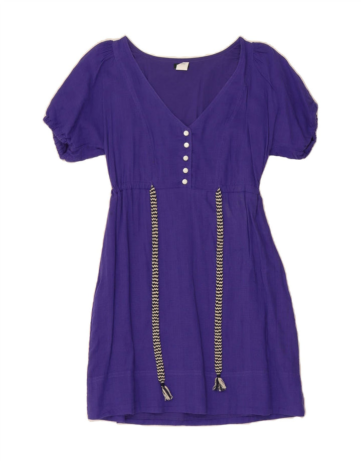 J. CREW Womens A-Line Dress US 0 XS Purple Cotton Vintage J. Crew and Second-Hand J. Crew from Messina Hembry 