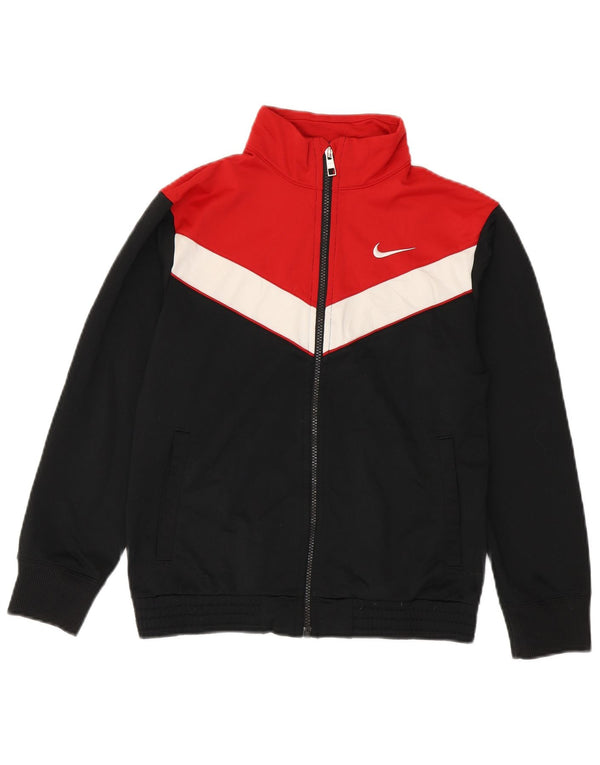 Jaqueta Nike Boys Tracksuit Top 11-12 Anos Preto Colorblock Poliéster