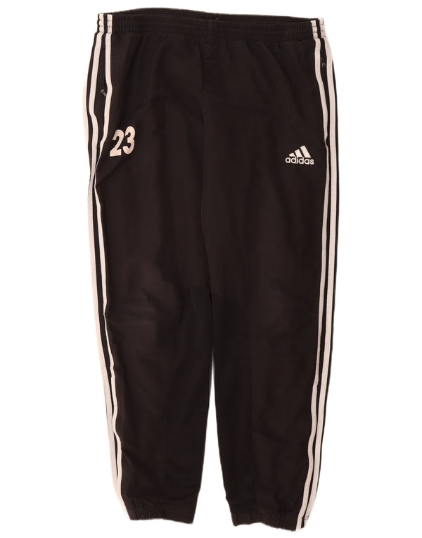 Adidas Mens Graphic Calças de treino Joggers UK 42/44 Grande Preto