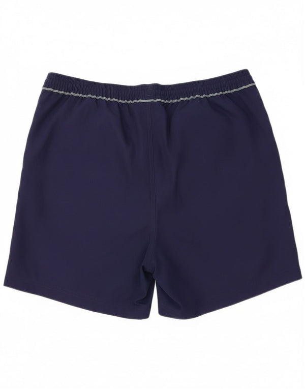 Shorts esportivos masculinos Adidas grandes azul marinho