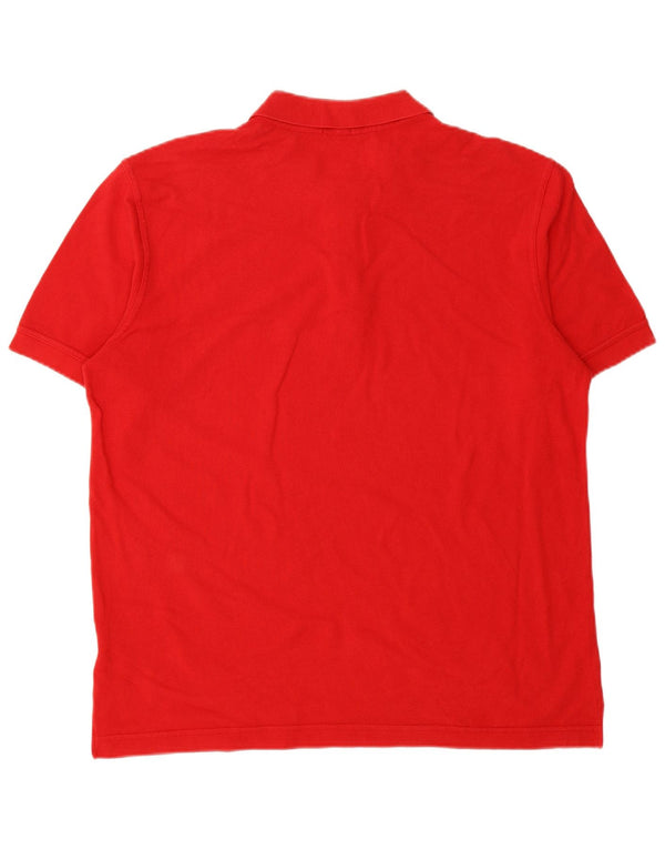 Camisa polo masculina BENETTON XL algodão vermelho