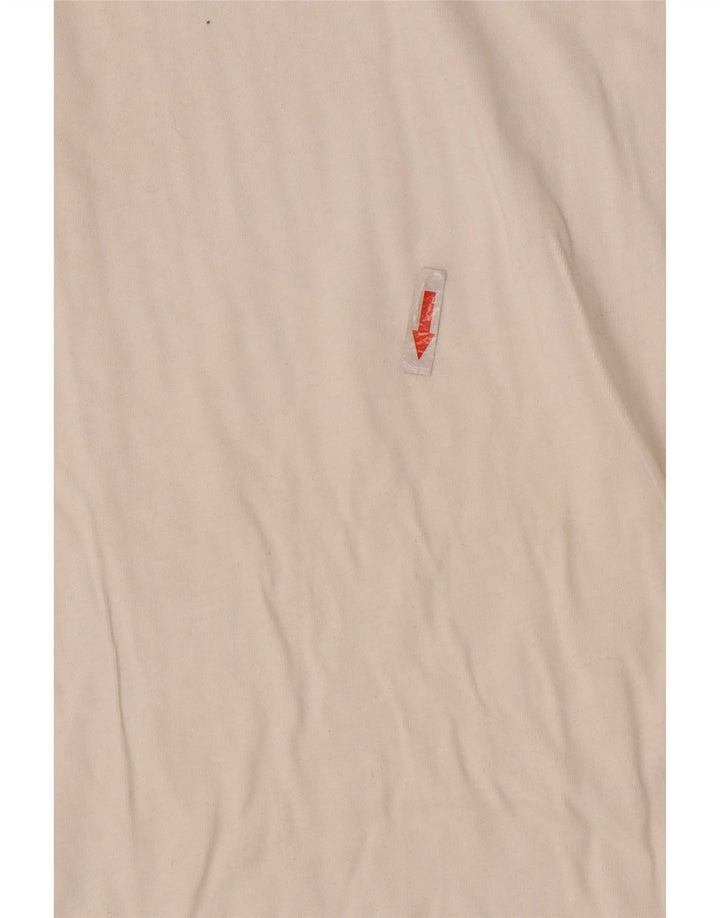Camiseta feminina gráfica Levi's UK 10 pequena branca
