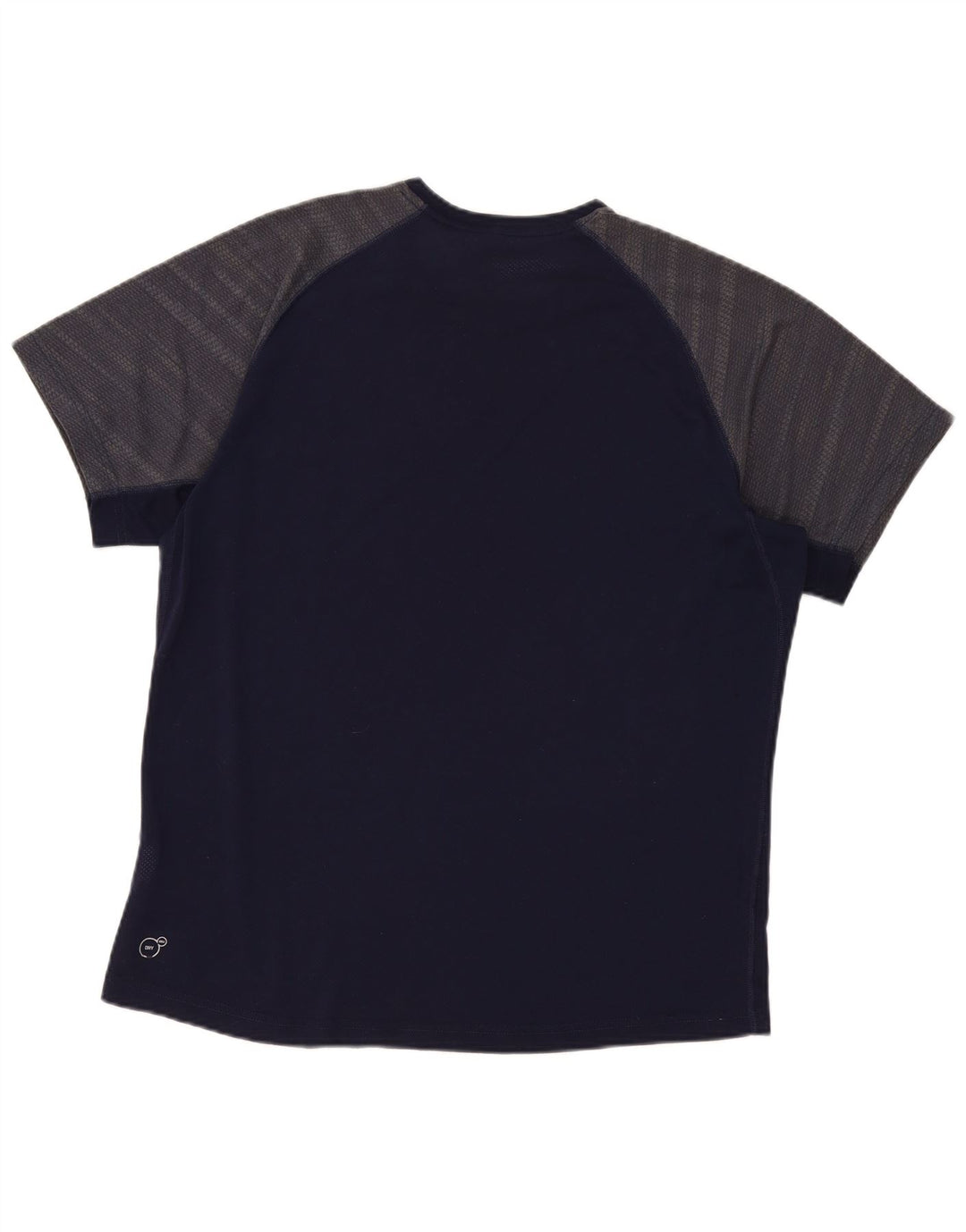 Camiseta masculina Puma Top XL azul marinho colorblock poliéster