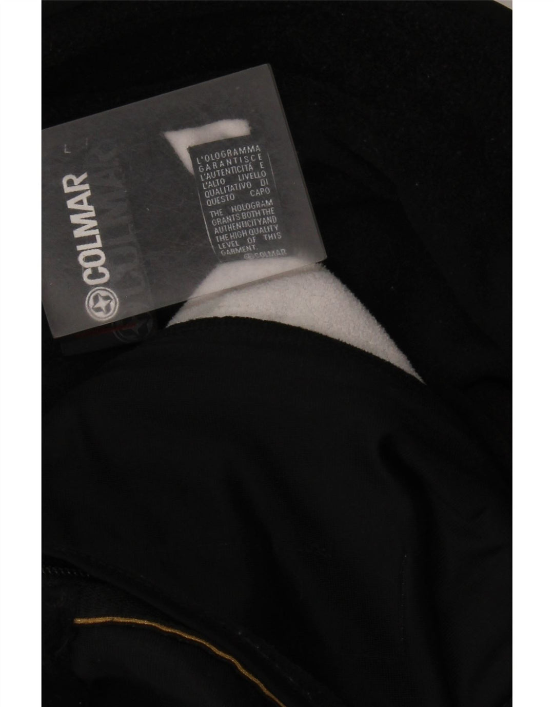 Jaqueta corta-vento masculina COLMAR Polartec UK 40 grande bloco colorido preto