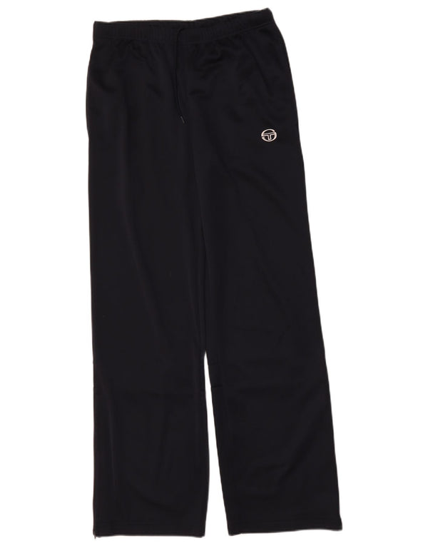 Calça de treino feminina Sergio Tacchini Reino Unido 10 pequeno bloco colorido azul marinho