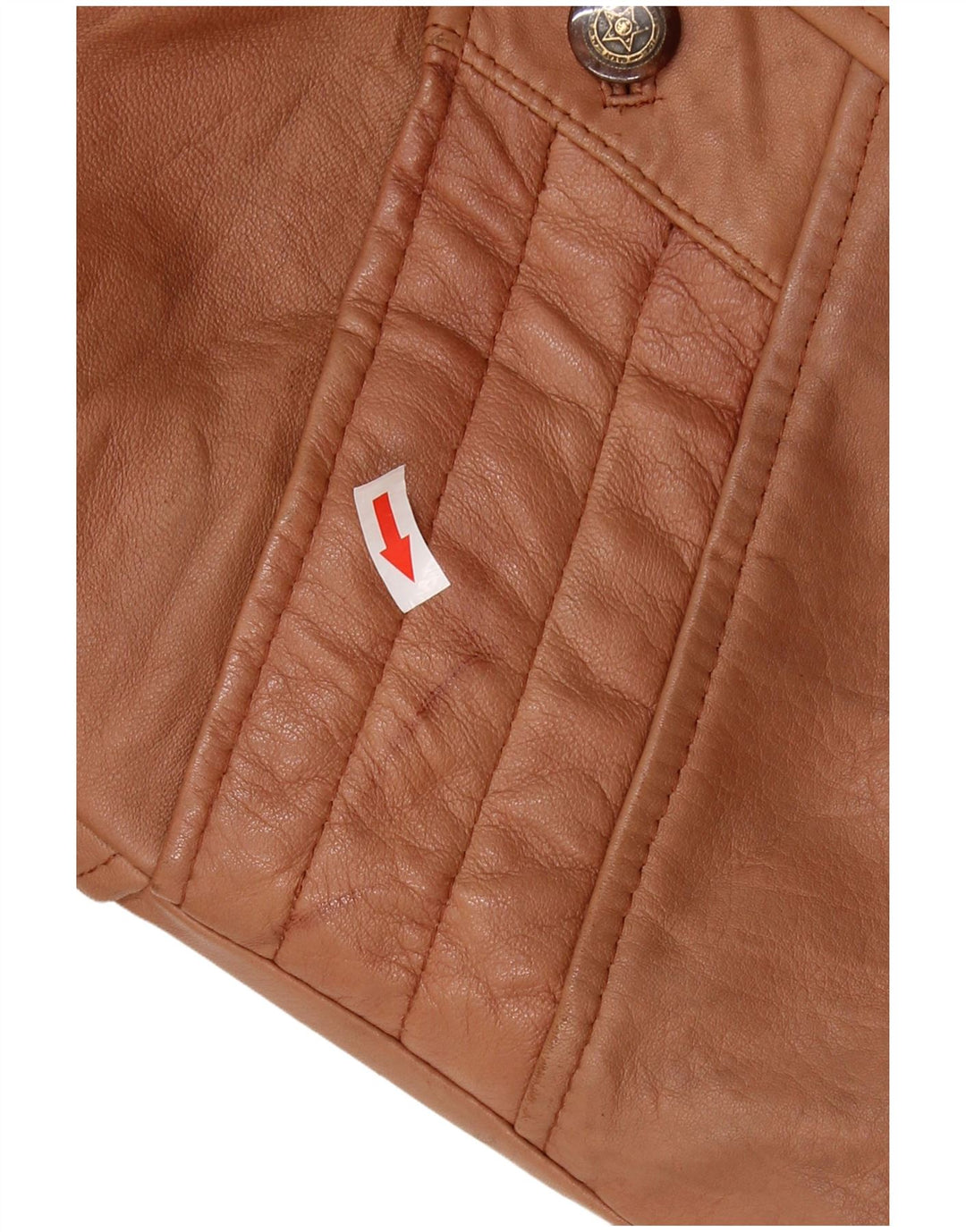 Jaqueta feminina vintage de shearling grande Reino Unido 16 grande marrom