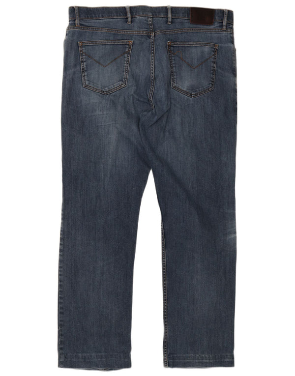 Jeans Marks & Spencer masculino regular fit reto W40 L33 algodão azul