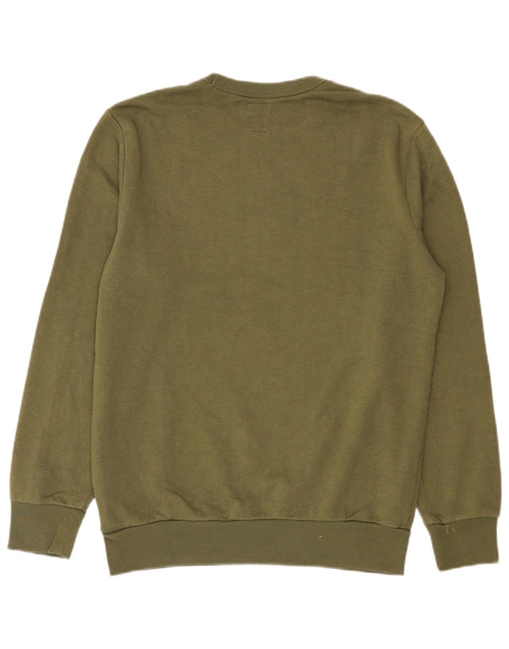 Moletom gráfico masculino Gap Jumper pequeno algodão cáqui