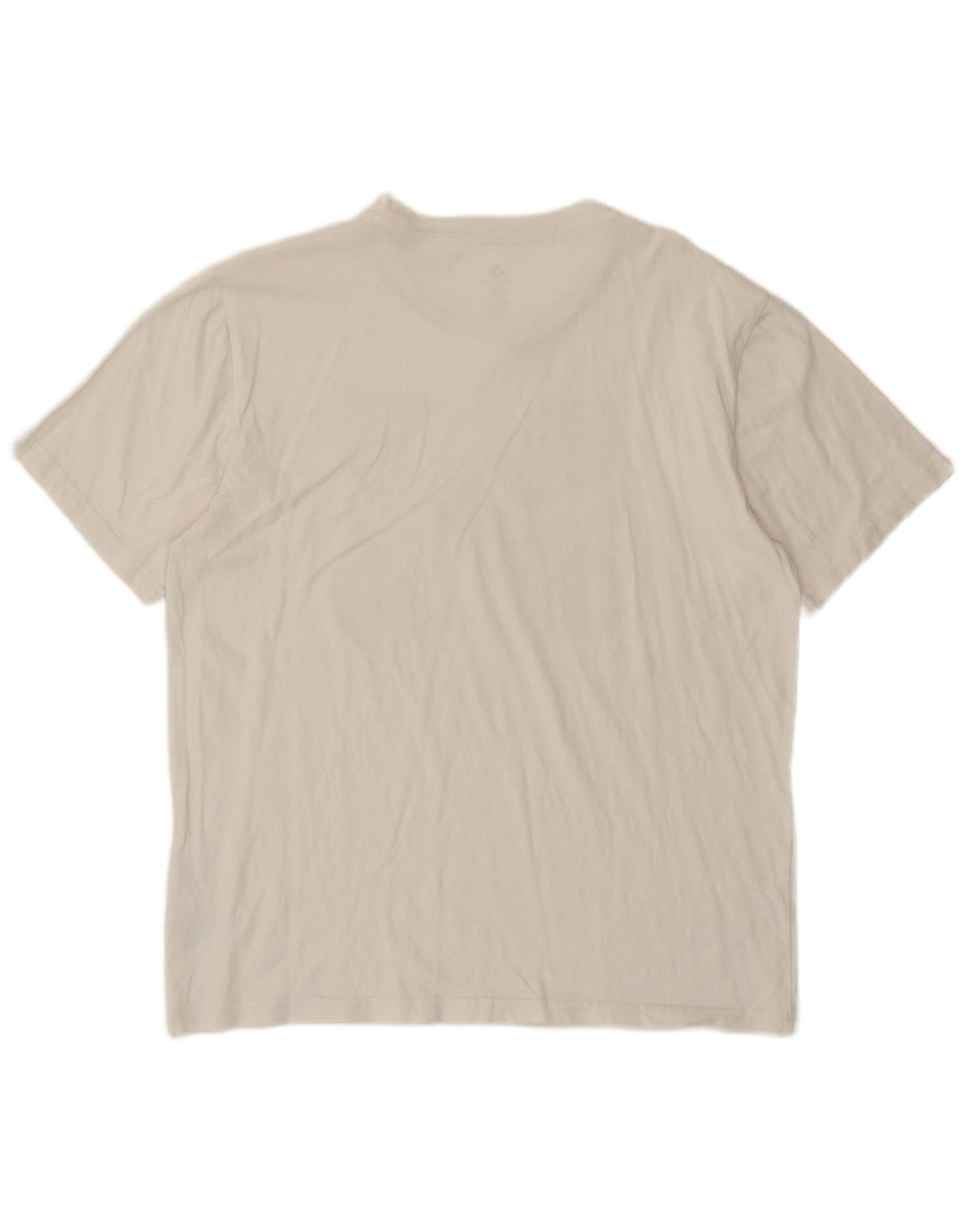 Converse Mens Graphic T-Shirt Top Médio Algodão Branco